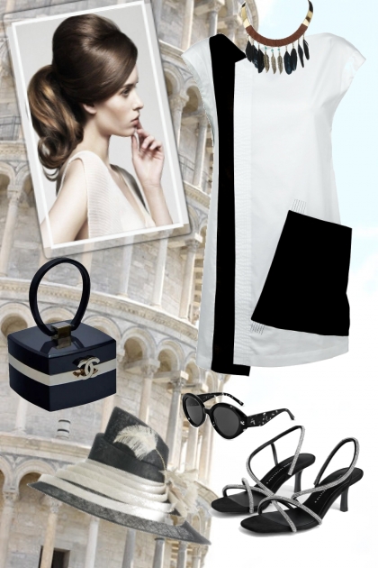 Summer chic: black and white