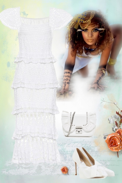 Glamorous white dress 2