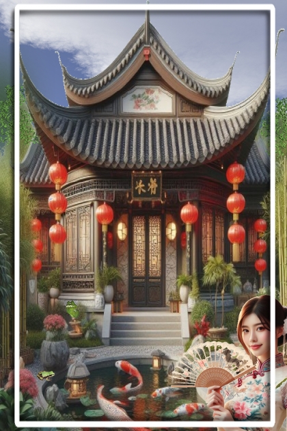 Oriental scene