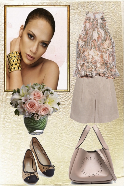 Outfit in beige 33- Fashion set