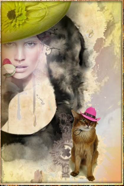 A cat in a hat- Modna kombinacija