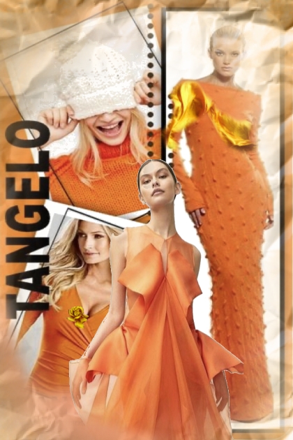 Tangelo colour- Combinazione di moda