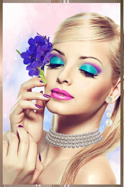 Bright make-up 2- Combinazione di moda