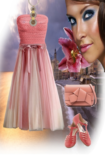 Pink summer outfit 2- Fashion set