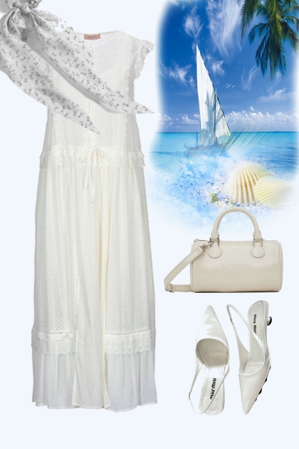 Summer white 22- Модное сочетание