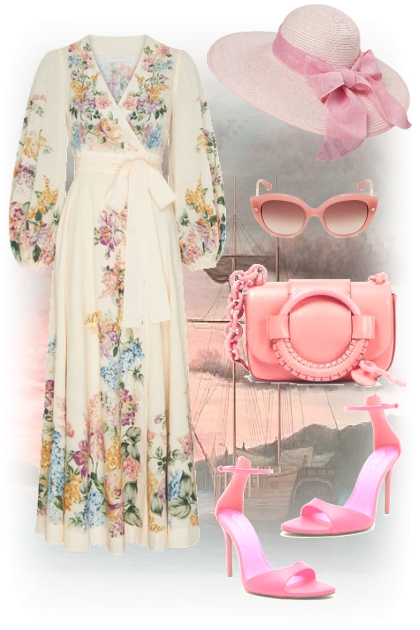 A dress for a walk by the sea- Combinaciónde moda