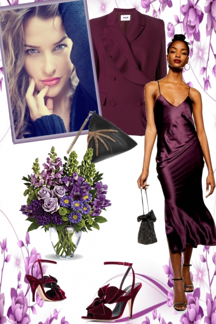 Outfit in pinkish-purple- Fashion set