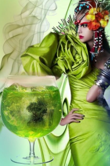 Forest in the glass- Combinazione di moda