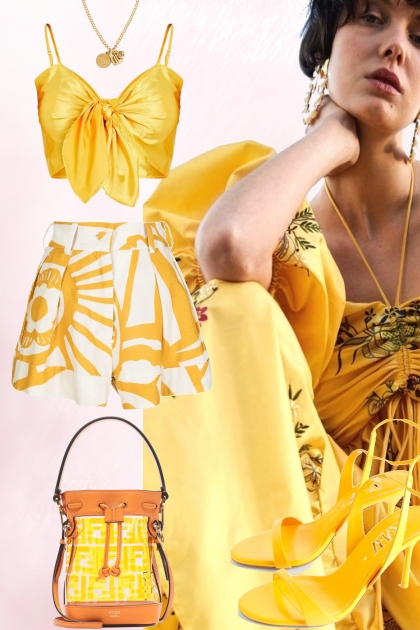 Sunny gold 3- Combinazione di moda