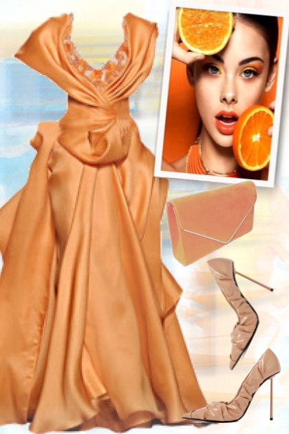 Apricot orange 21- Combinaciónde moda