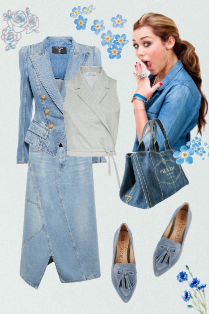 Elegant denim 2- Fashion set