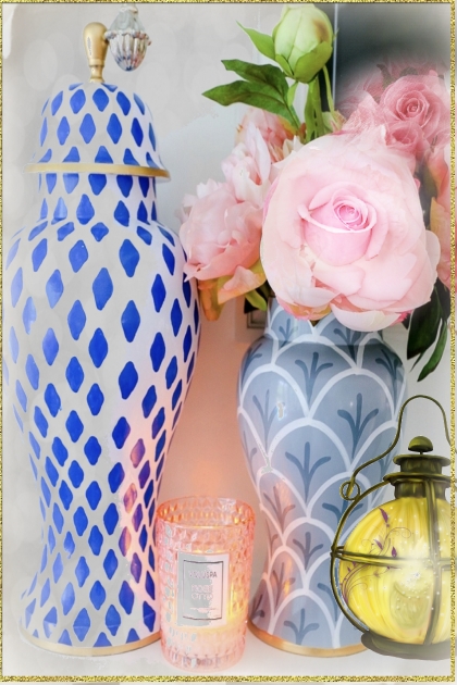 Lights and vases- Combinazione di moda