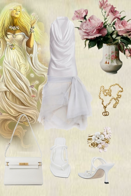 White and chic- Fashion set