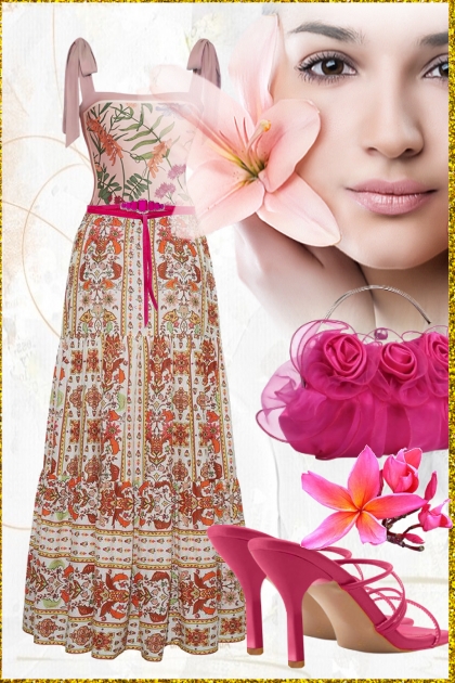 Shades of pink 223- Fashion set