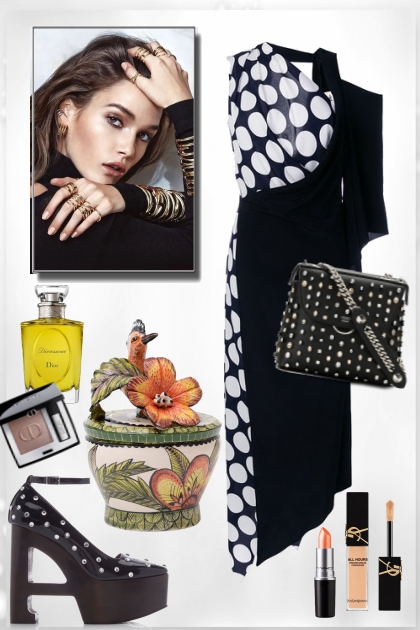 Smart polka dot outfit- Kreacja