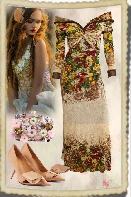 Flower motive 23- Fashion set