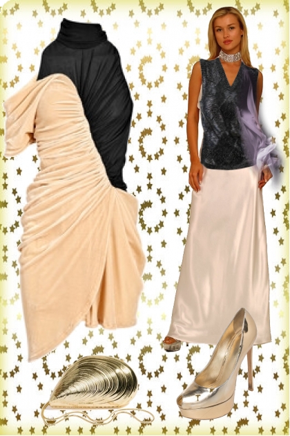 Black and beige- Fashion set