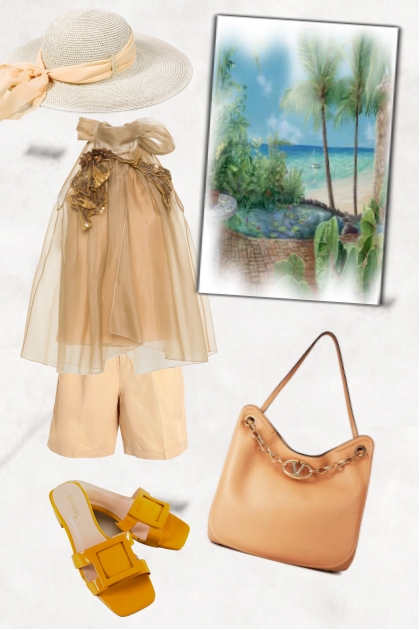 Romantic shorts outfit- Fashion set