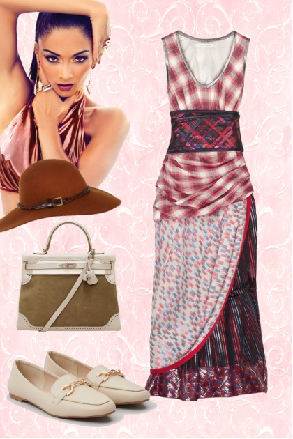 A dress for leisure time- Fashion set