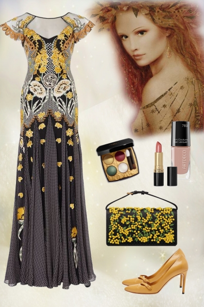 Black and yellow- Fashion set