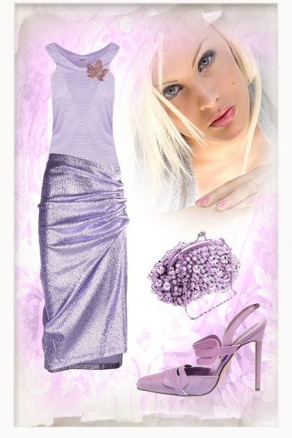 Lilac outfit 3- Combinazione di moda