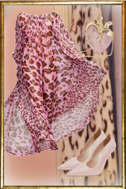 Animal print: leopard- Fashion set