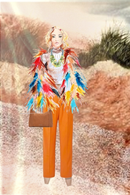 Rainbow bright outfit- combinação de moda