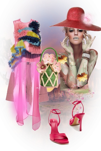 Pink accents 2- Fashion set