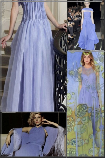 Lilac-blue- Fashion set