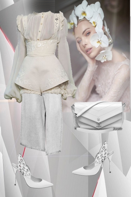 White blouse 2- Fashion set