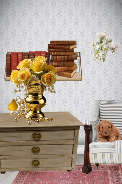 Flowers for the interior- Fashion set