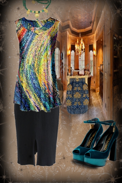 Rainbow tunic