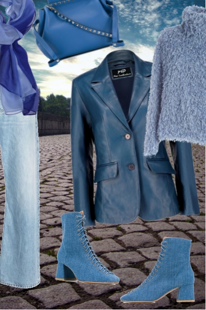 Autumn in blue- Fashion set