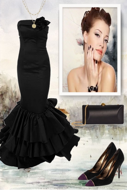 Glamorous black 23- Combinazione di moda