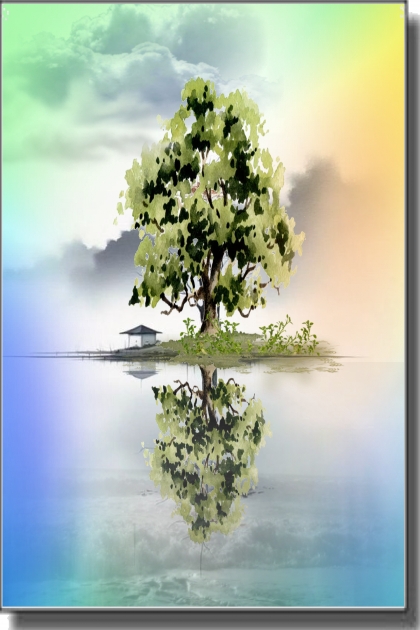 A lonely tree- Combinazione di moda