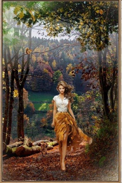 Autumn path- Fashion set