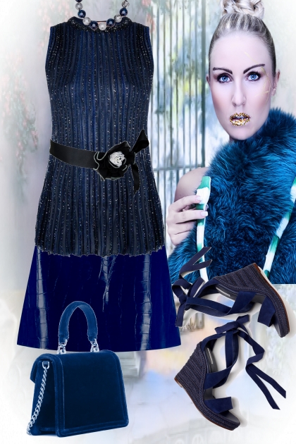 Blue outfit 23- Модное сочетание