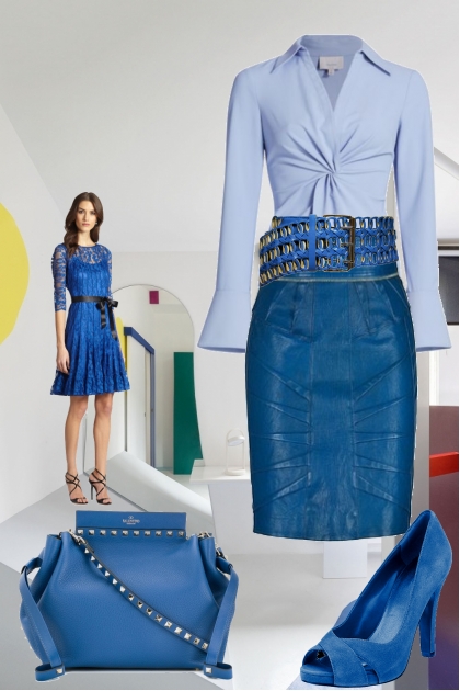 Shades of blue 331- Fashion set