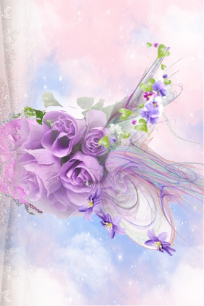 Lilac roses 21- Combinazione di moda