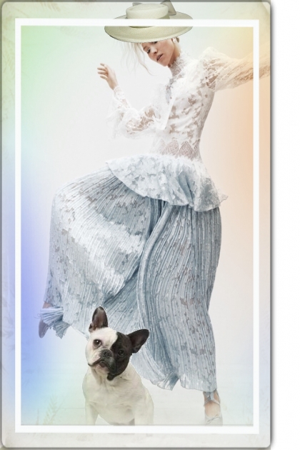 French bulldog 2- Combinazione di moda