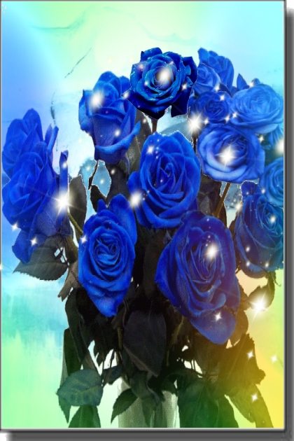 Blue roses 221- 搭配