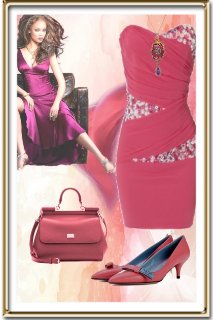 Shades of pink 224- Fashion set