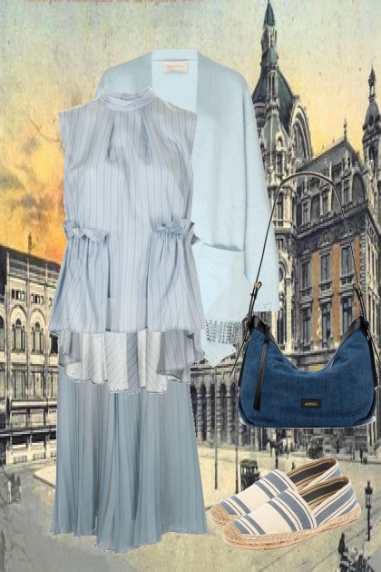 Street style in blue 2- Fashion set