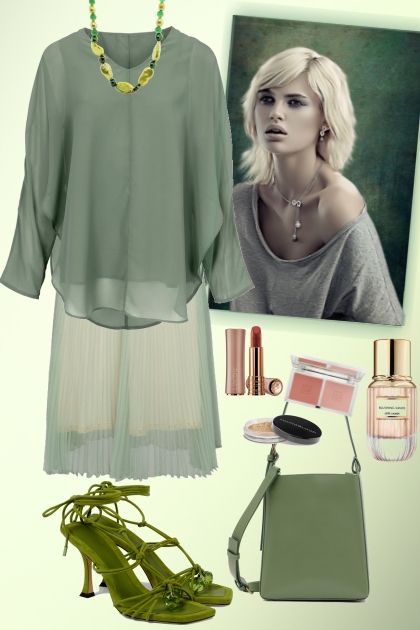 Greyish green 41- combinação de moda