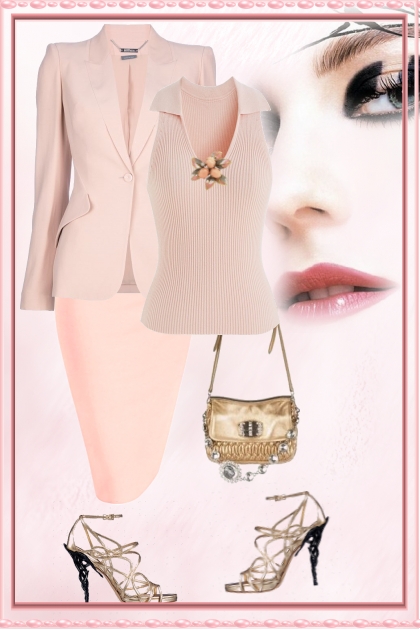 Peach colour 21- Fashion set