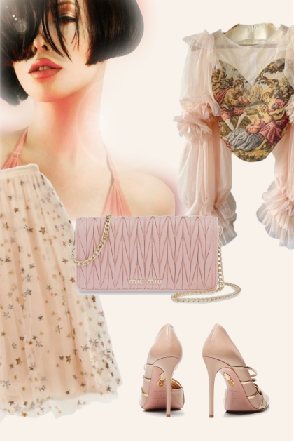 Apricot pink 21- Combinazione di moda