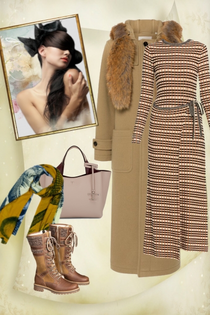 Beige outfit in October- Combinazione di moda