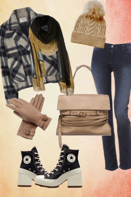 Walking in October- Combinazione di moda