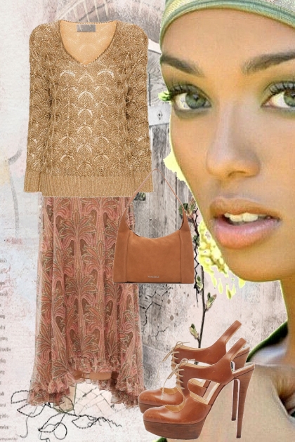 Shades of brown 331- Fashion set