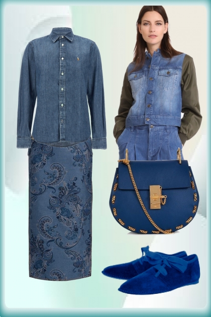 Denim style 21- Fashion set